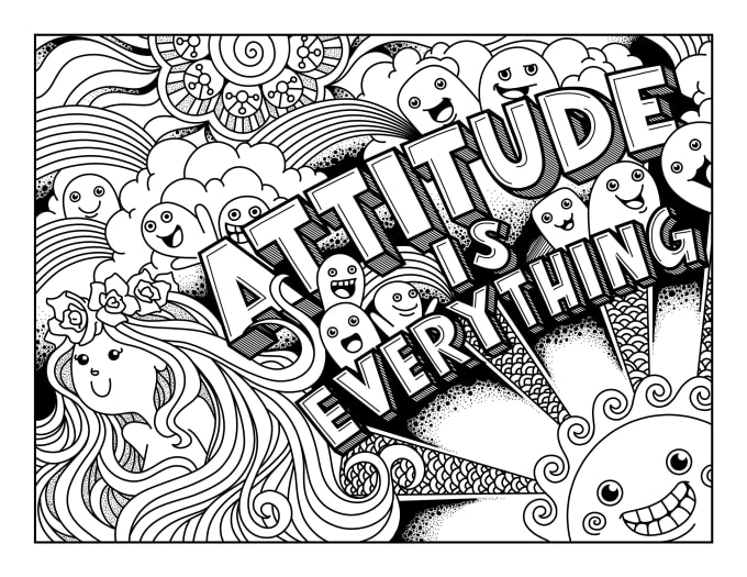 Give you 40 high detail adult coloring page illustrations by Tagtrinidad