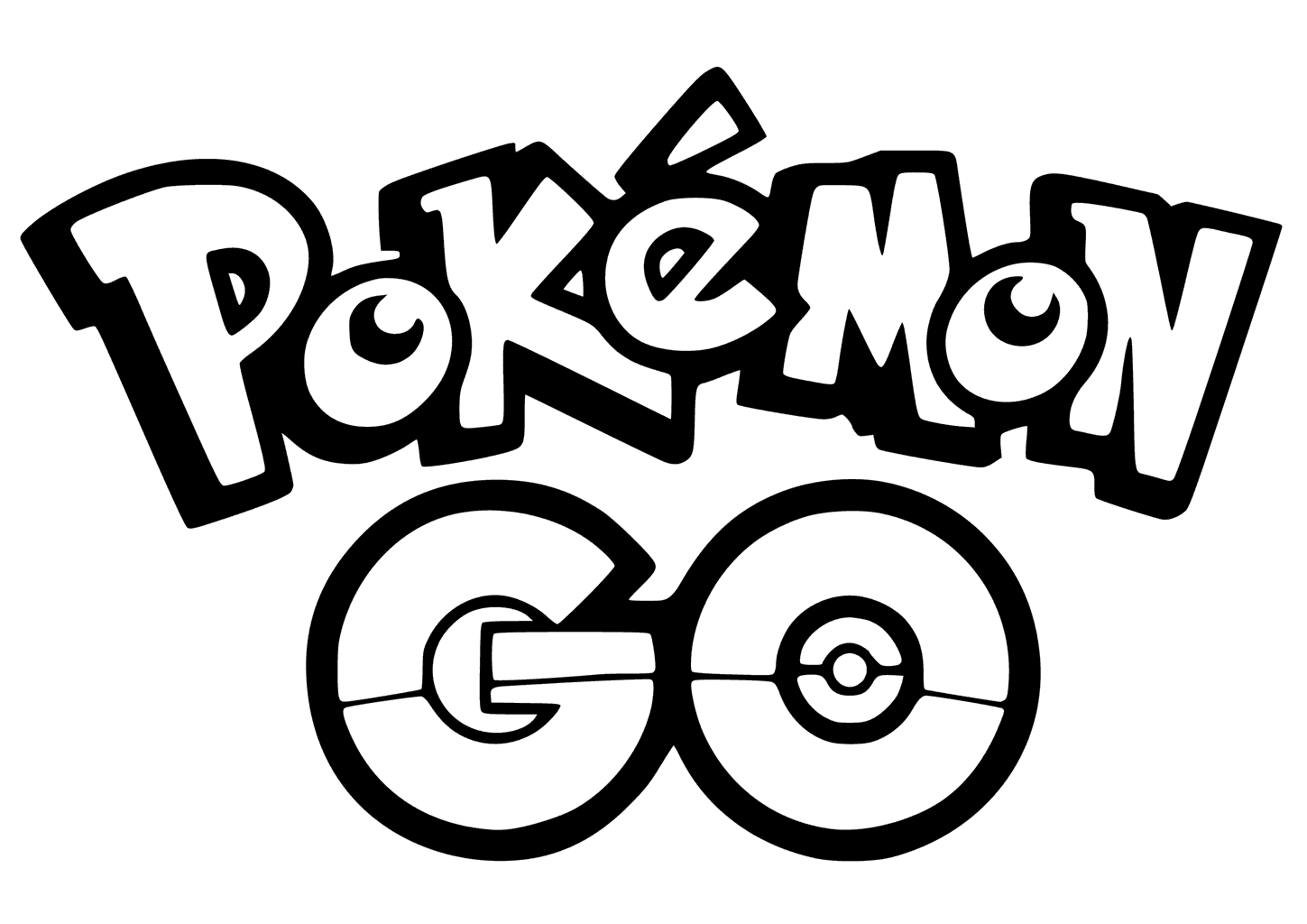 Pokemon GO Logo Coloring Pages Printable - Get Coloring Pages