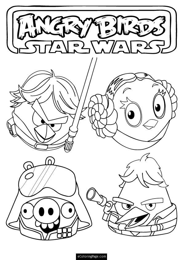 Angry Birds Star Wars Luke Skywalker Princess Leia Han Solo Pig ...