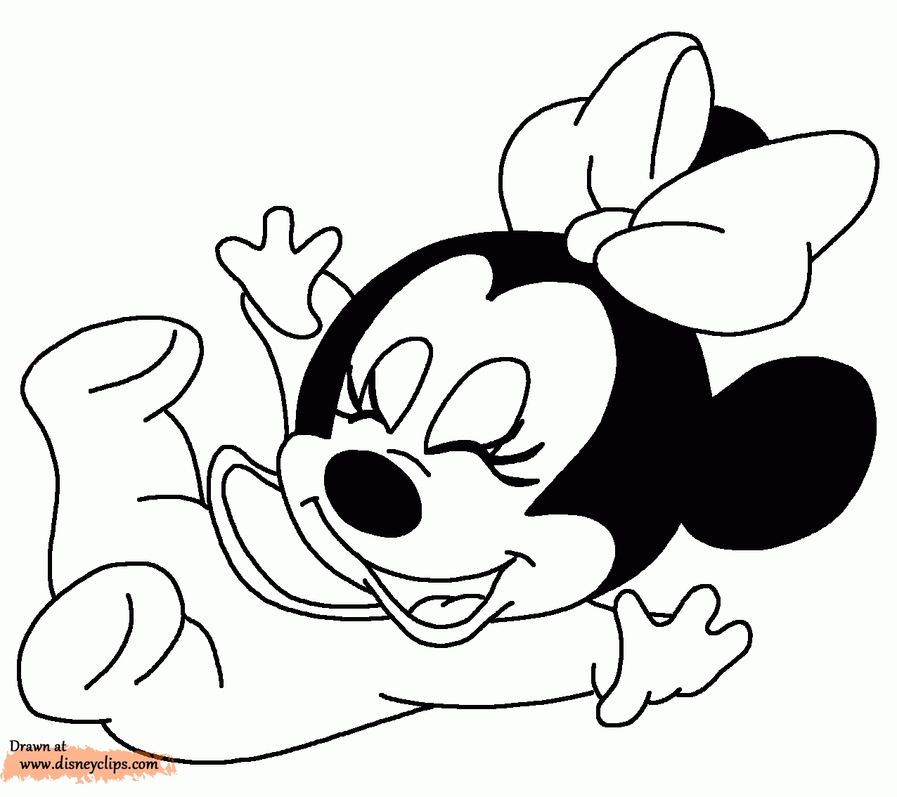 First Paper Ba Disney Coloring Pages To Download And Print For ...