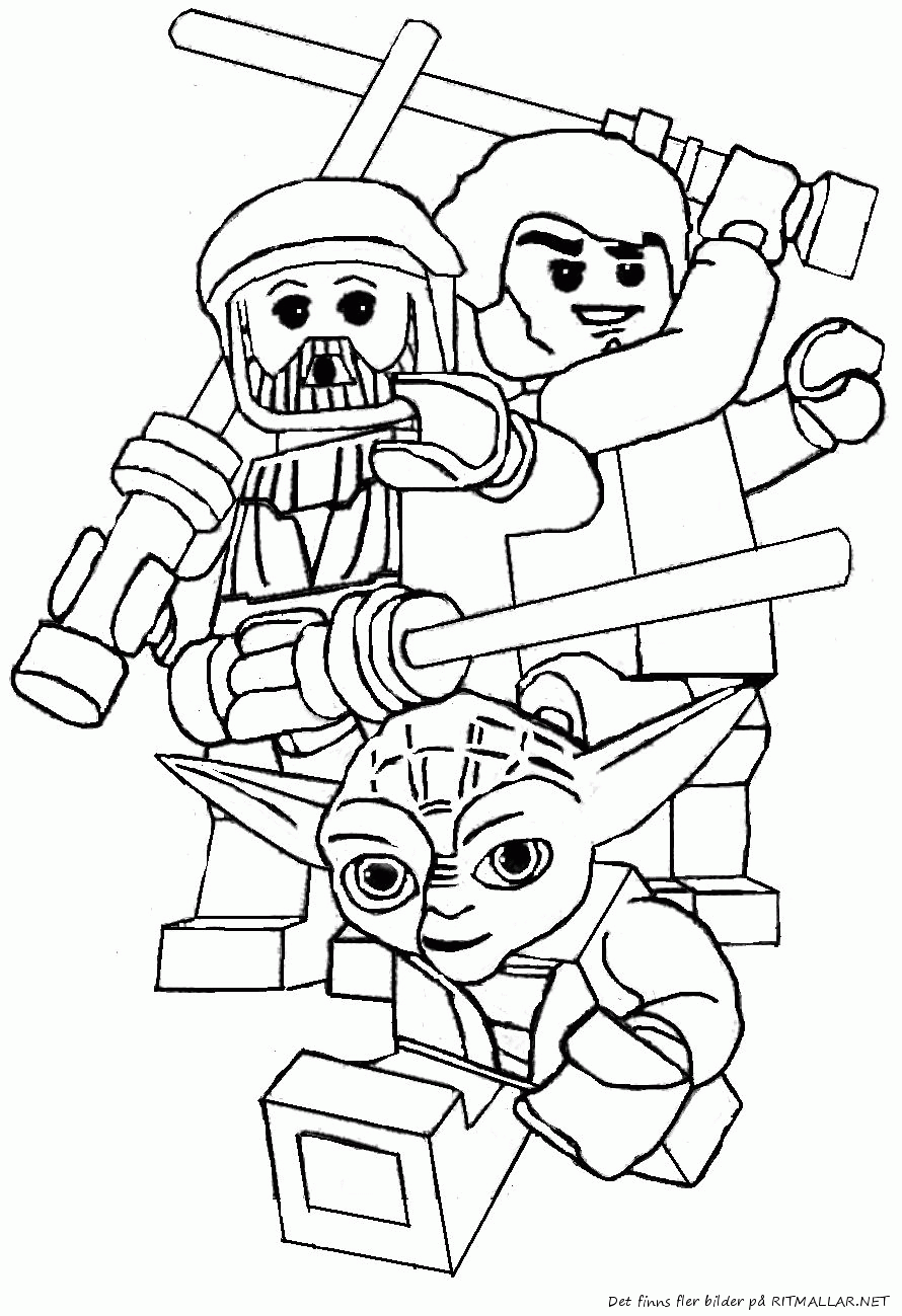 Lego Coloring Pages To Print Star Wars - Coloring