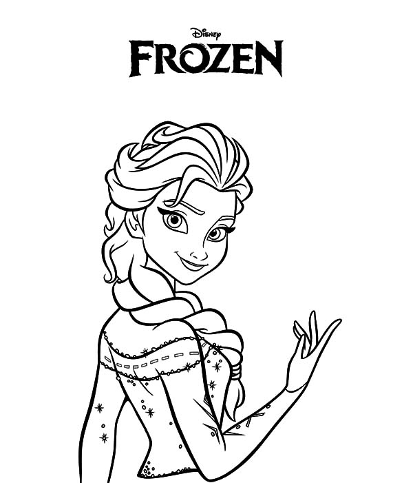 Frozen Elsa Coloring Pages Coloring Home