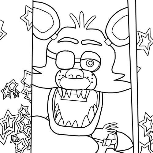 Fnaf Coloring Pages Withered Bonnie | Fnaf coloring pages ...