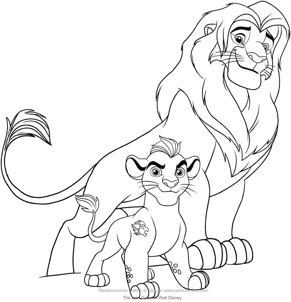 Coloring Pages : Kion_simba Shimmer And Shine Coloring Pages ...