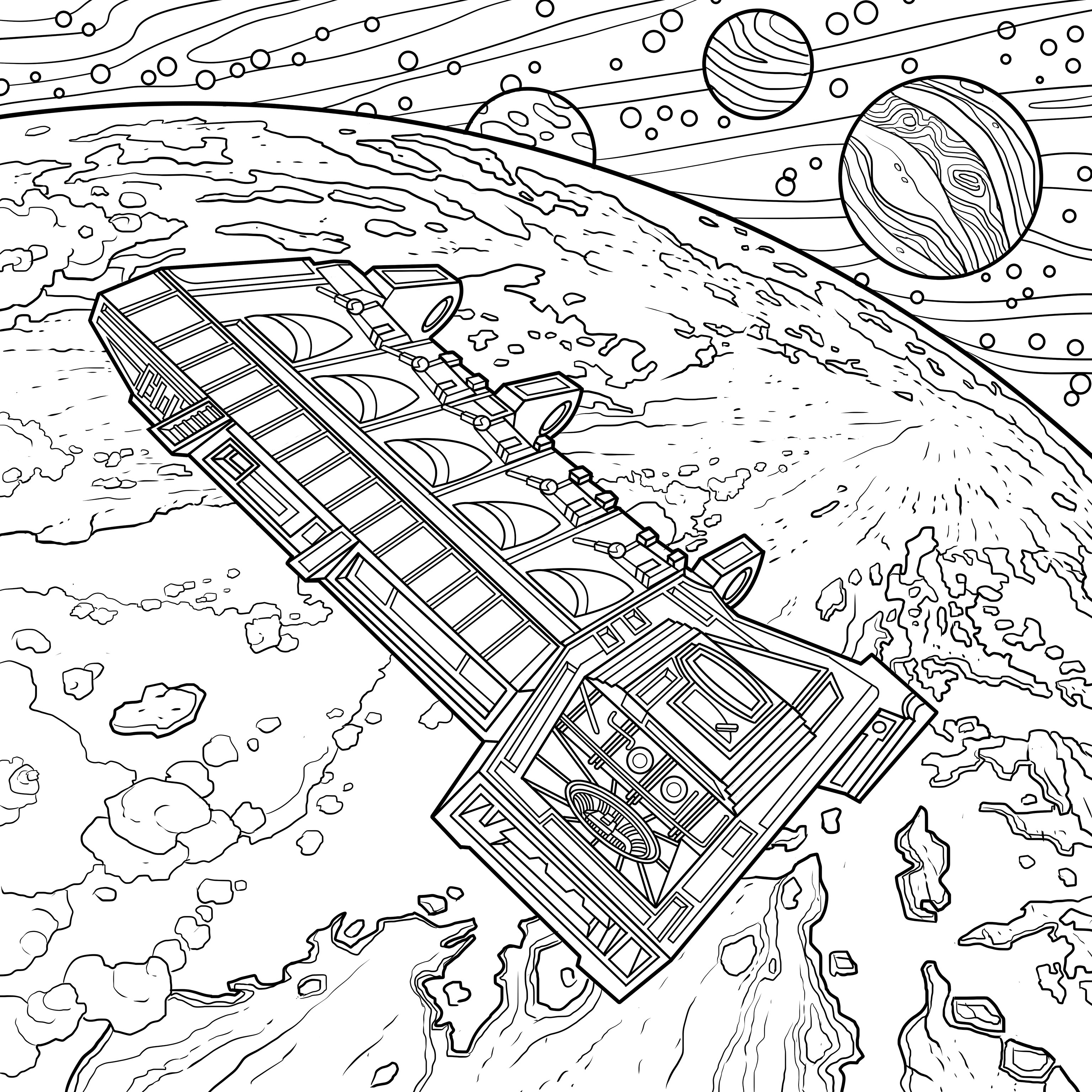 Alien: The Coloring Book features a franchise full of iconic sci-fi imagery  – borg