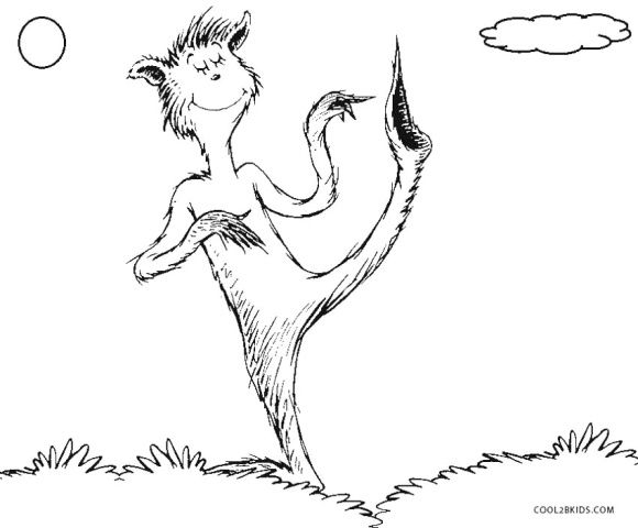 Fox in Socks Coloring Page | Dr seuss coloring pages, Coloring pages, Cat coloring  book