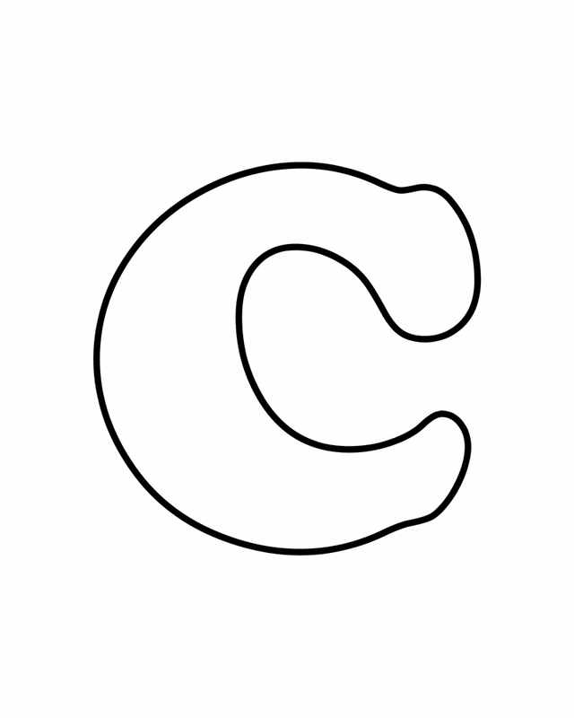 Free Printable Coloring Pages Letter C - High Quality Coloring Pages