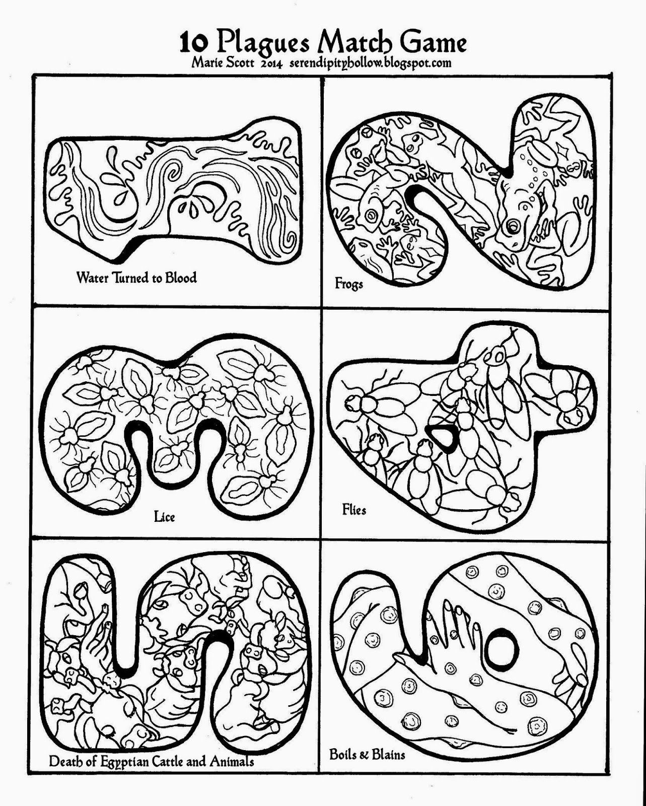 Ten Plagues Coloring Page Coloring Home
