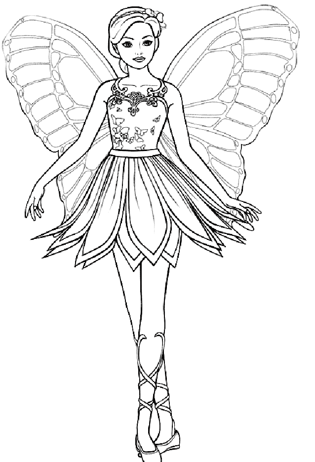  Coloring Pages Of A Girl 7