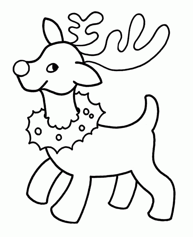 xmas coloring pages for kids