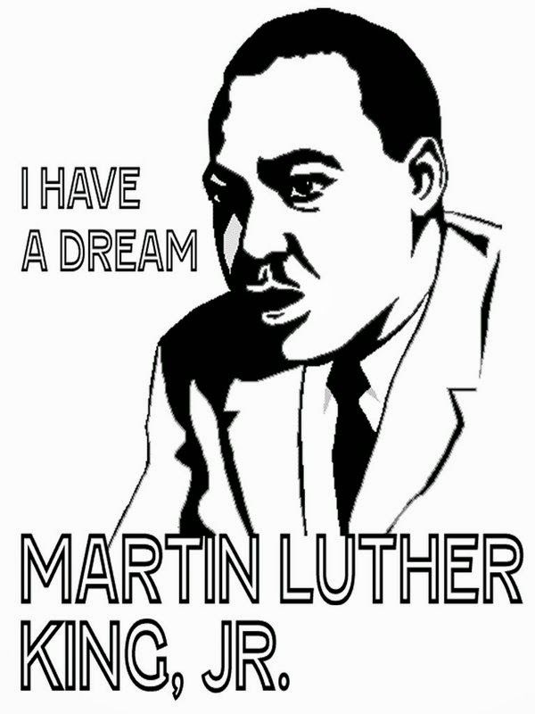 Print Martin Luther King, Jr. Coloring Pages For Kids. | New ...