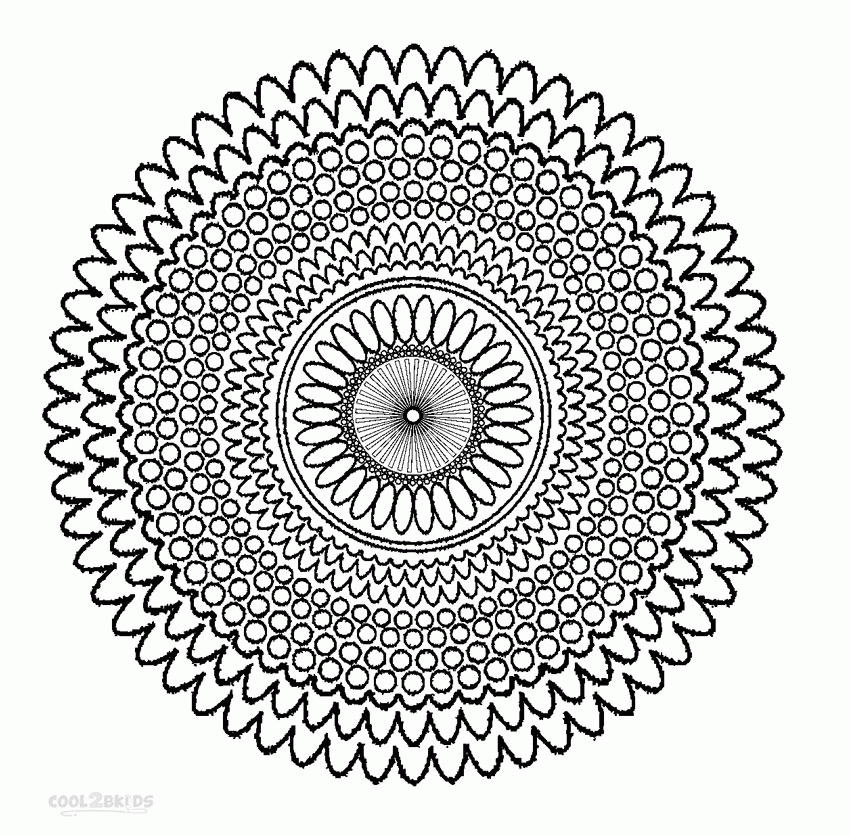 Download Free Printable Mandalas Coloring Pages Adults - Pipevine.co