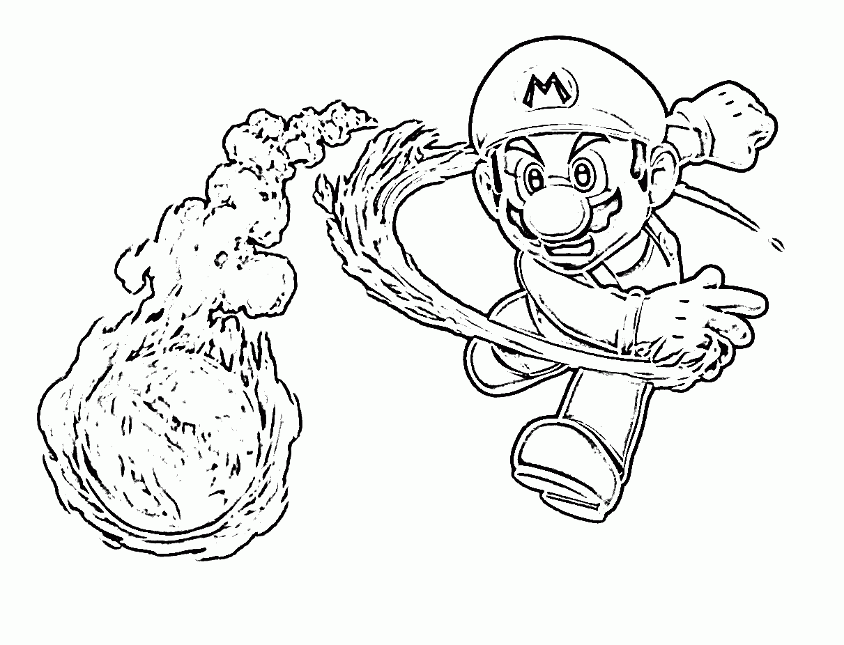 Languages Free Printable Mario Coloring Pages For Kids - Widetheme