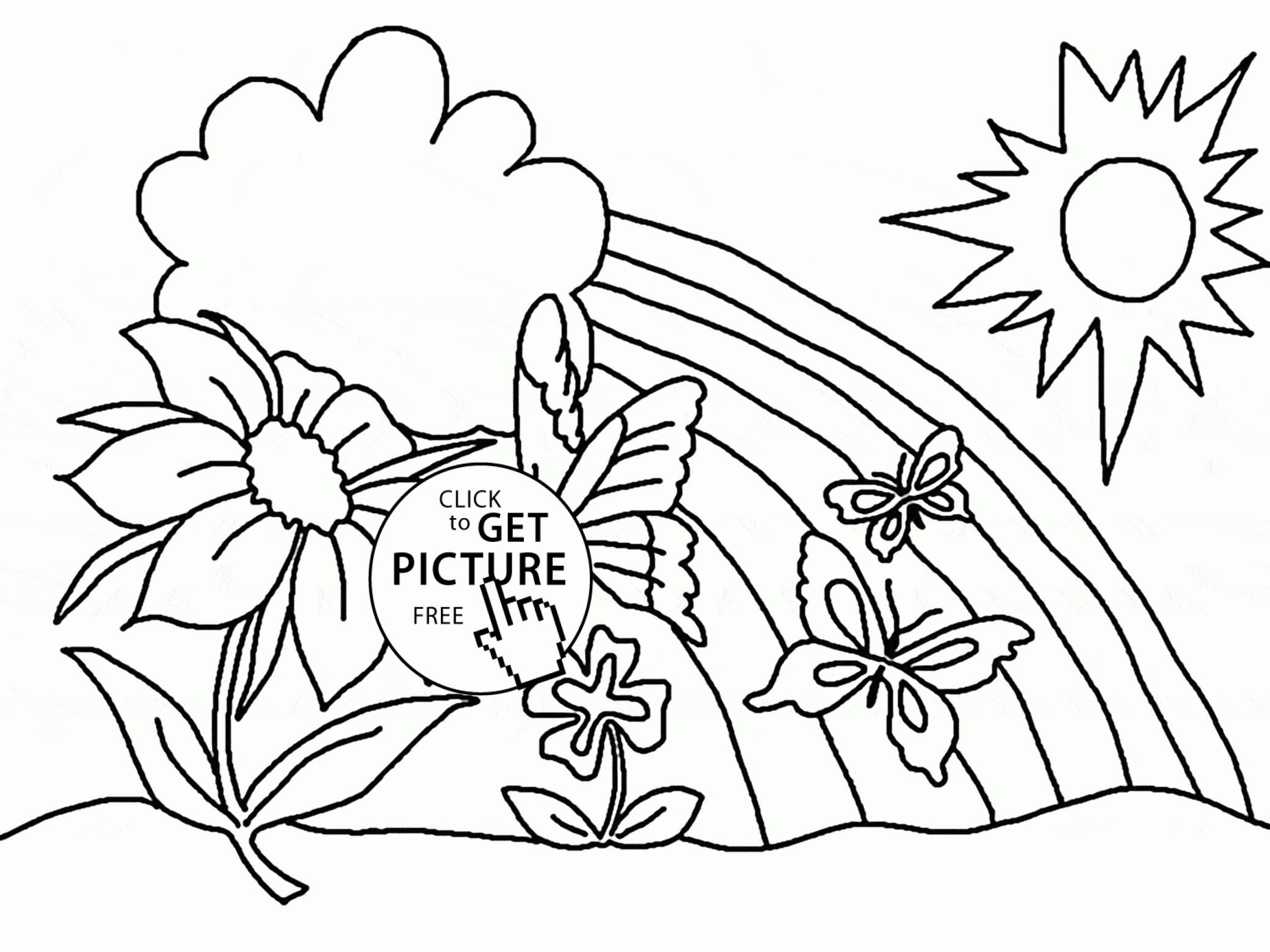 Spring Coloring Pages Toddlers   Coloring Home