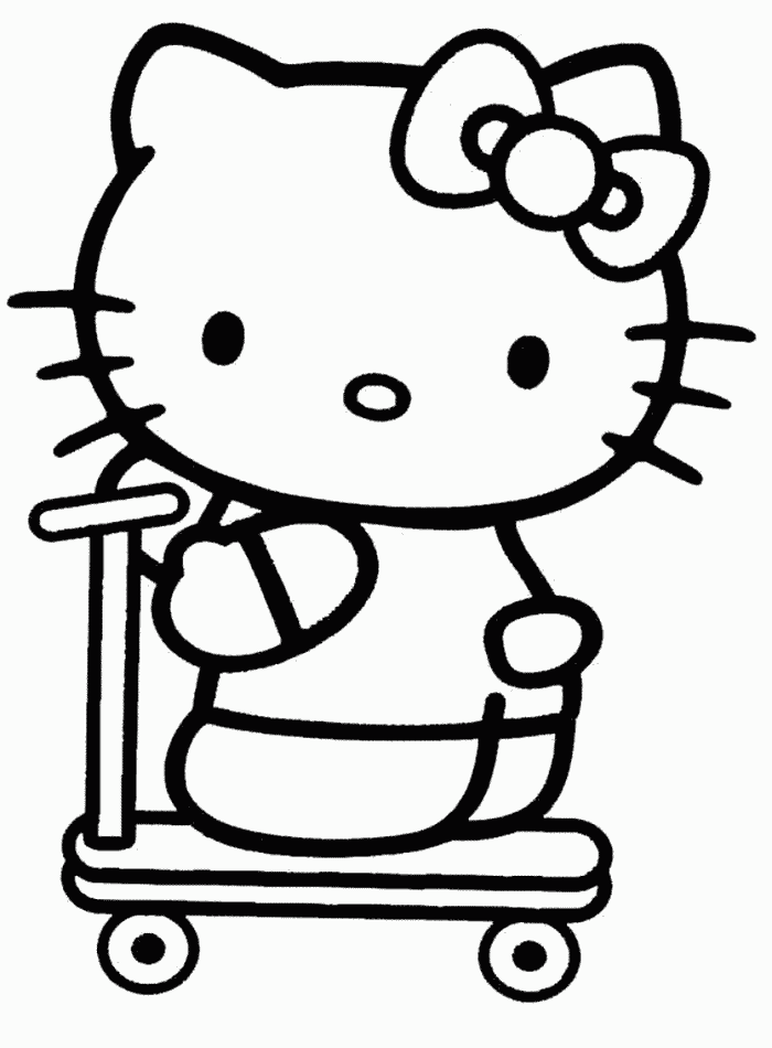 Hello Kitty Coloring Pages Online Great Pdf to Print - Coloring pages