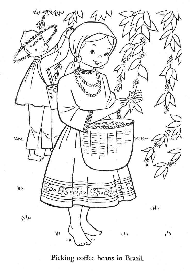 coloring children of the world | Coloring Pages ...