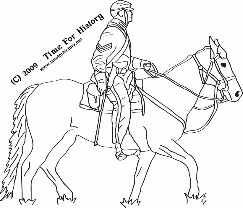 Coloring Page Civil War - Coloring Pages For All Ages