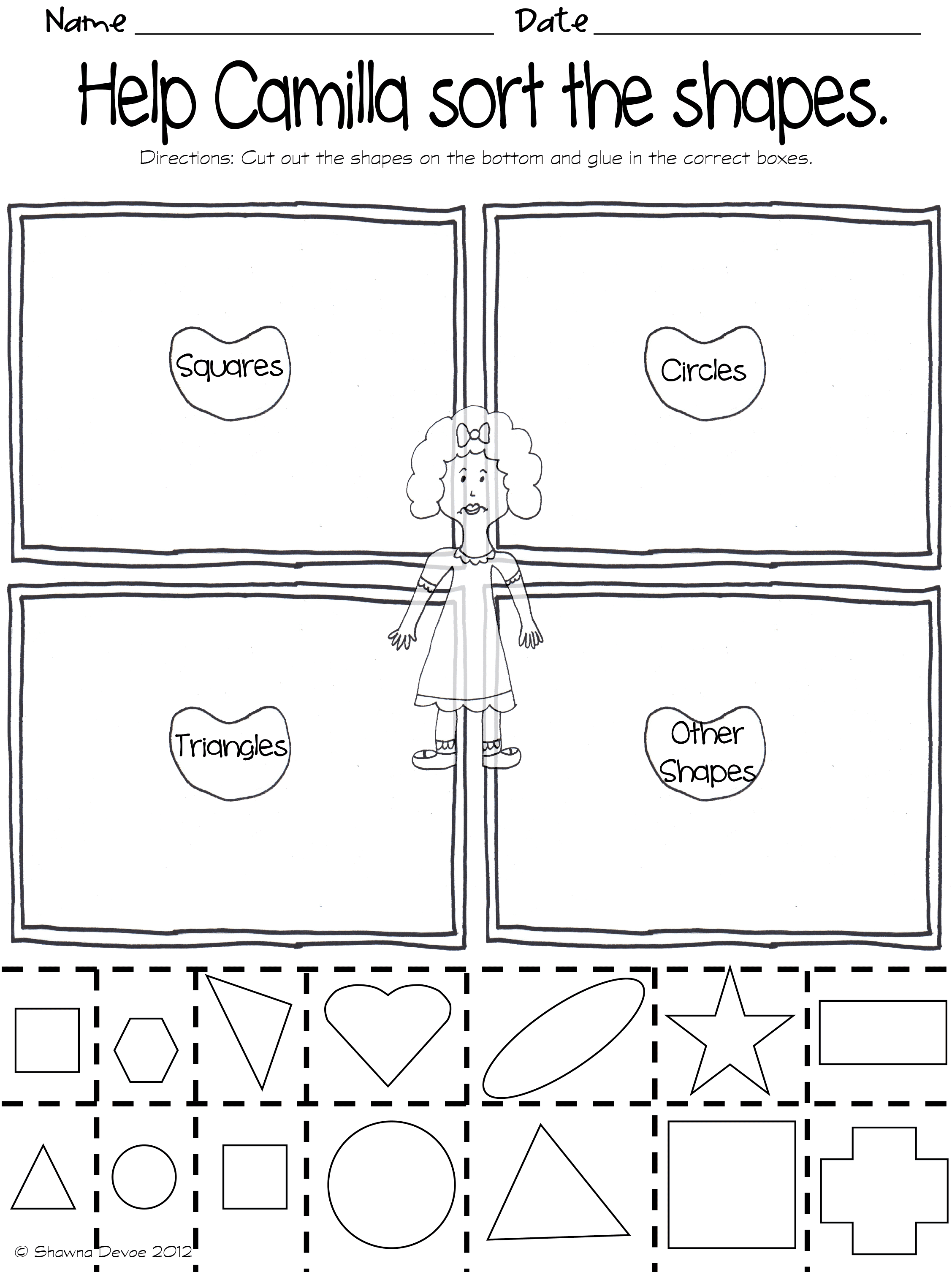 A Bad Case Of Stripes Coloring Page