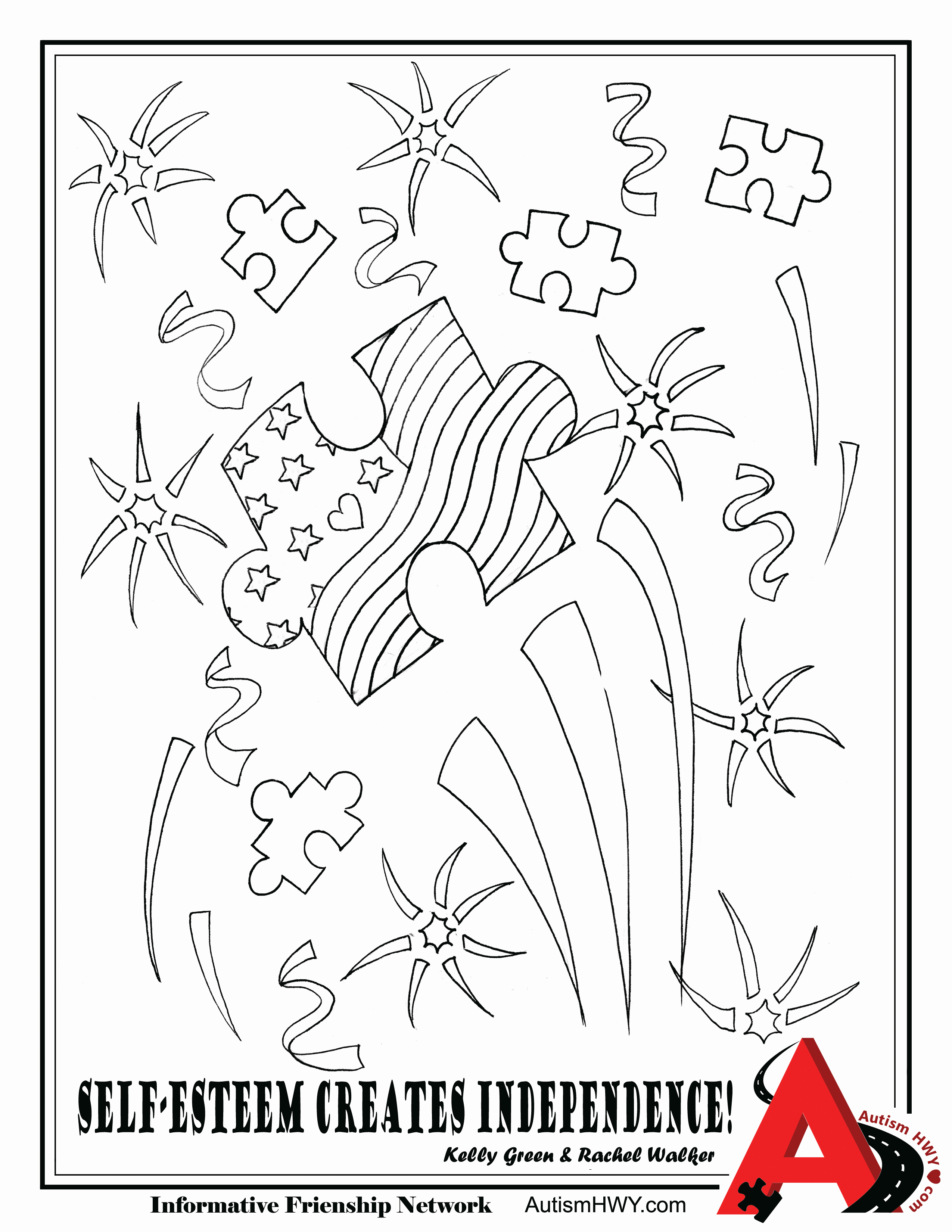 Autism Awareness Printable Coloring Pages - Coloring Page