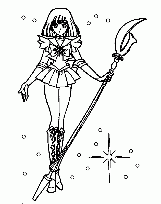 sailor moon coloring pages - Clip Art Library