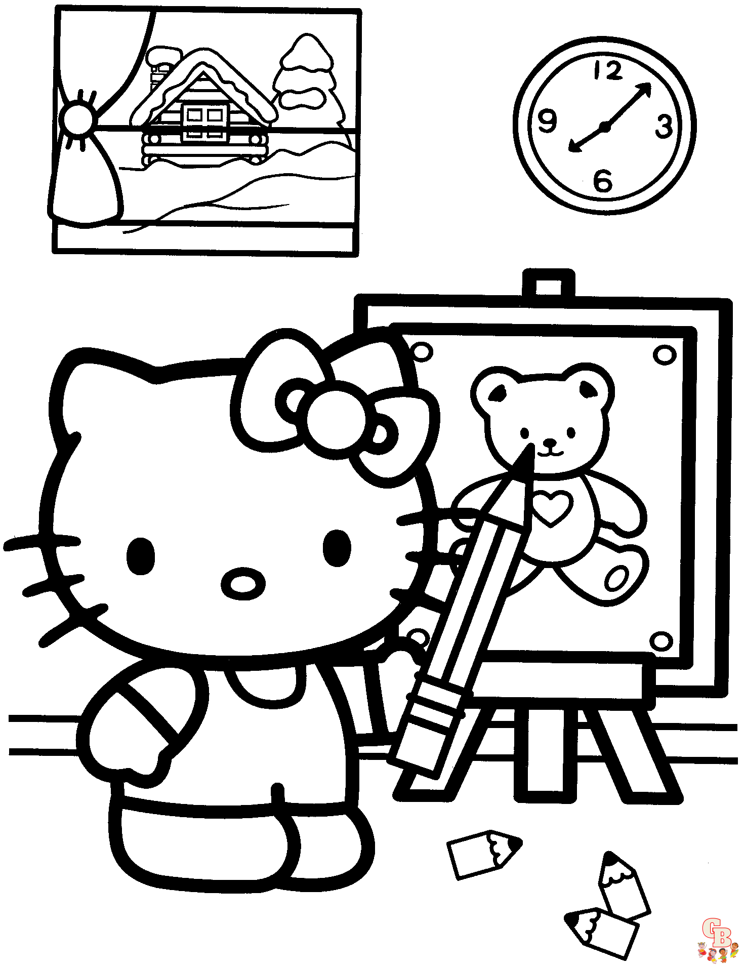 Enjoy Colorful Fun with Sanrio Coloring Pages | GBcoloring