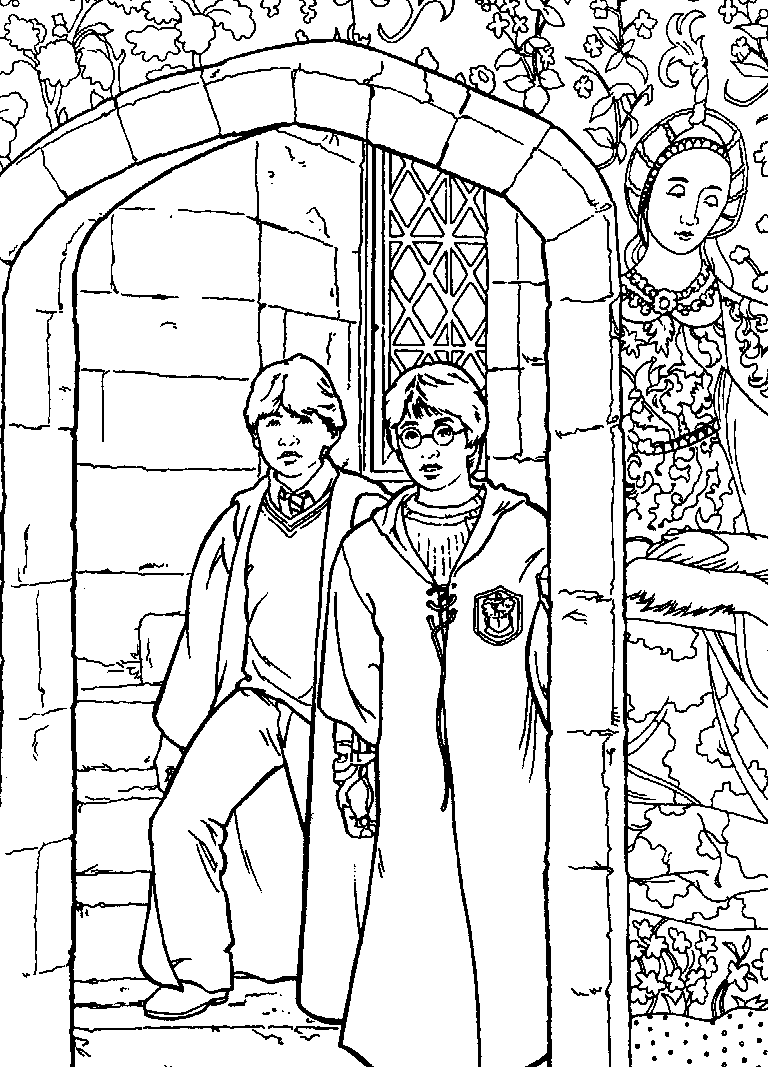 Kids-n-fun.com | 26 coloring pages of Harry Potter and the Chamber ...