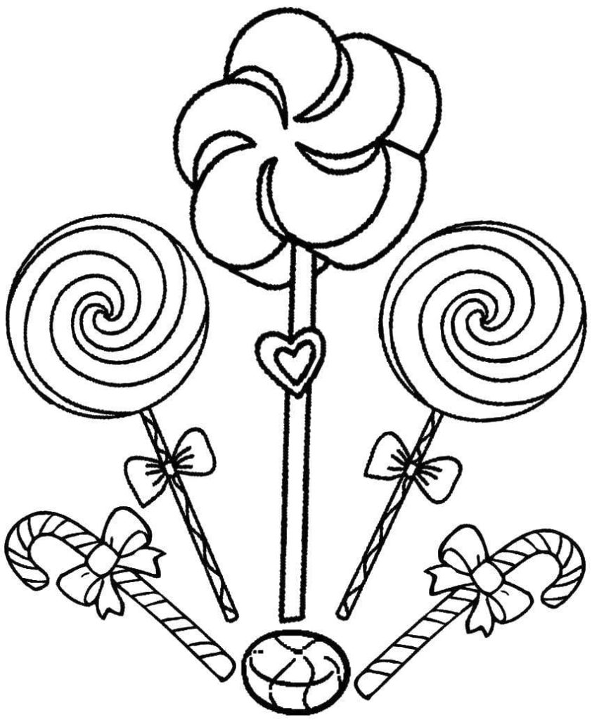 Sweets Coloring Pages - Free coloring pages | WONDER DAY — Coloring pages  for children and adults