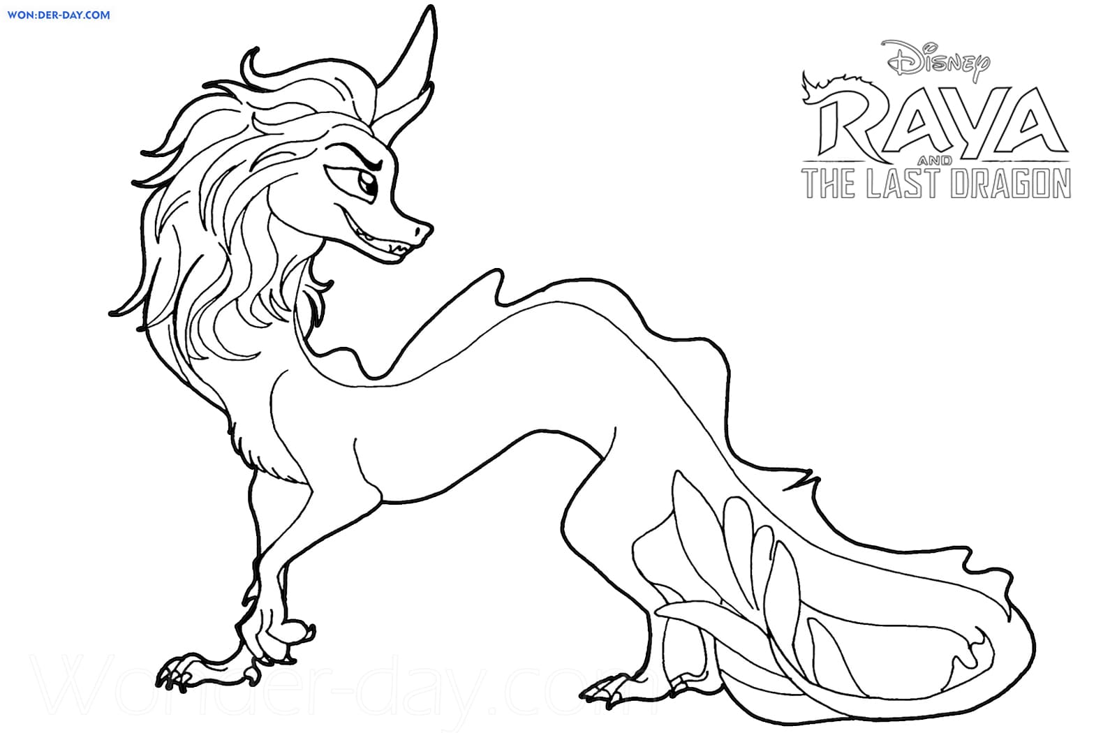 Raya and the Last Dragon coloring pages - 70 Free coloring pages