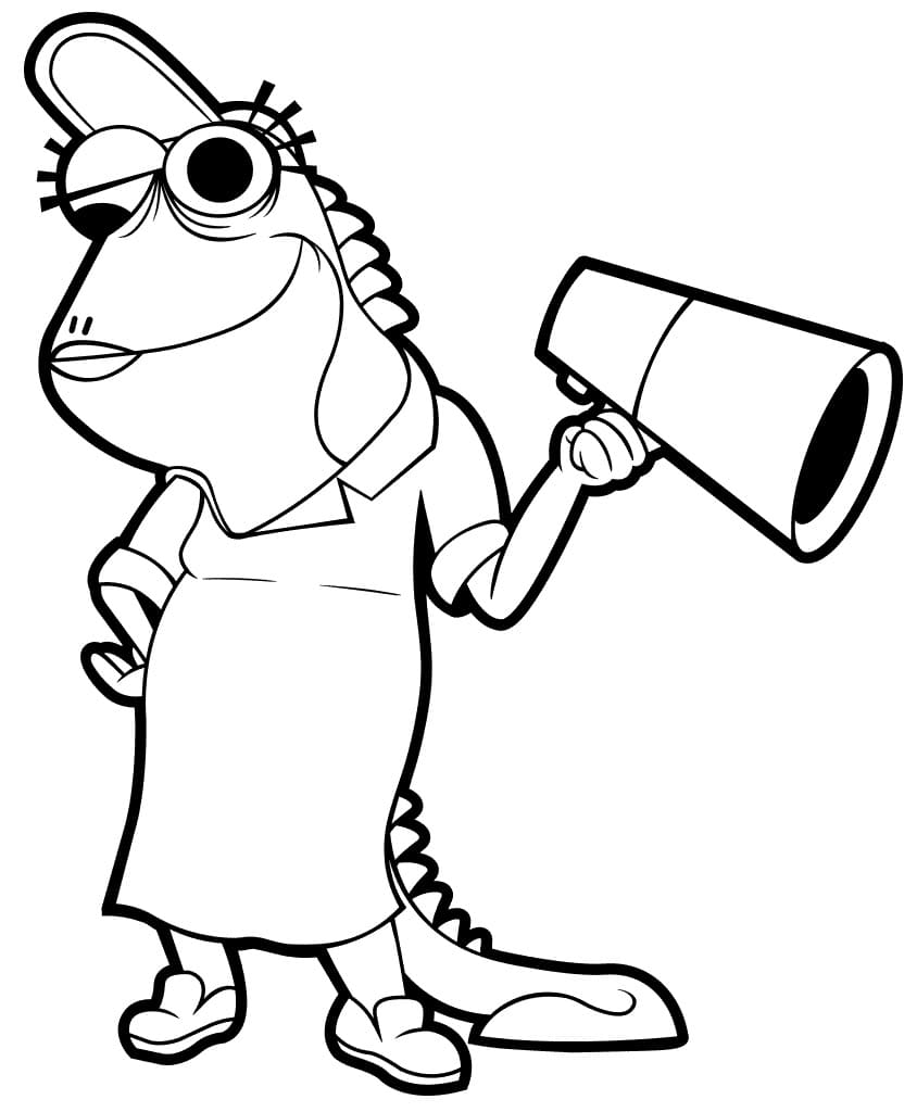 Sing 2 Miss Crawly Coloring Page - Free Printable Coloring Pages for Kids