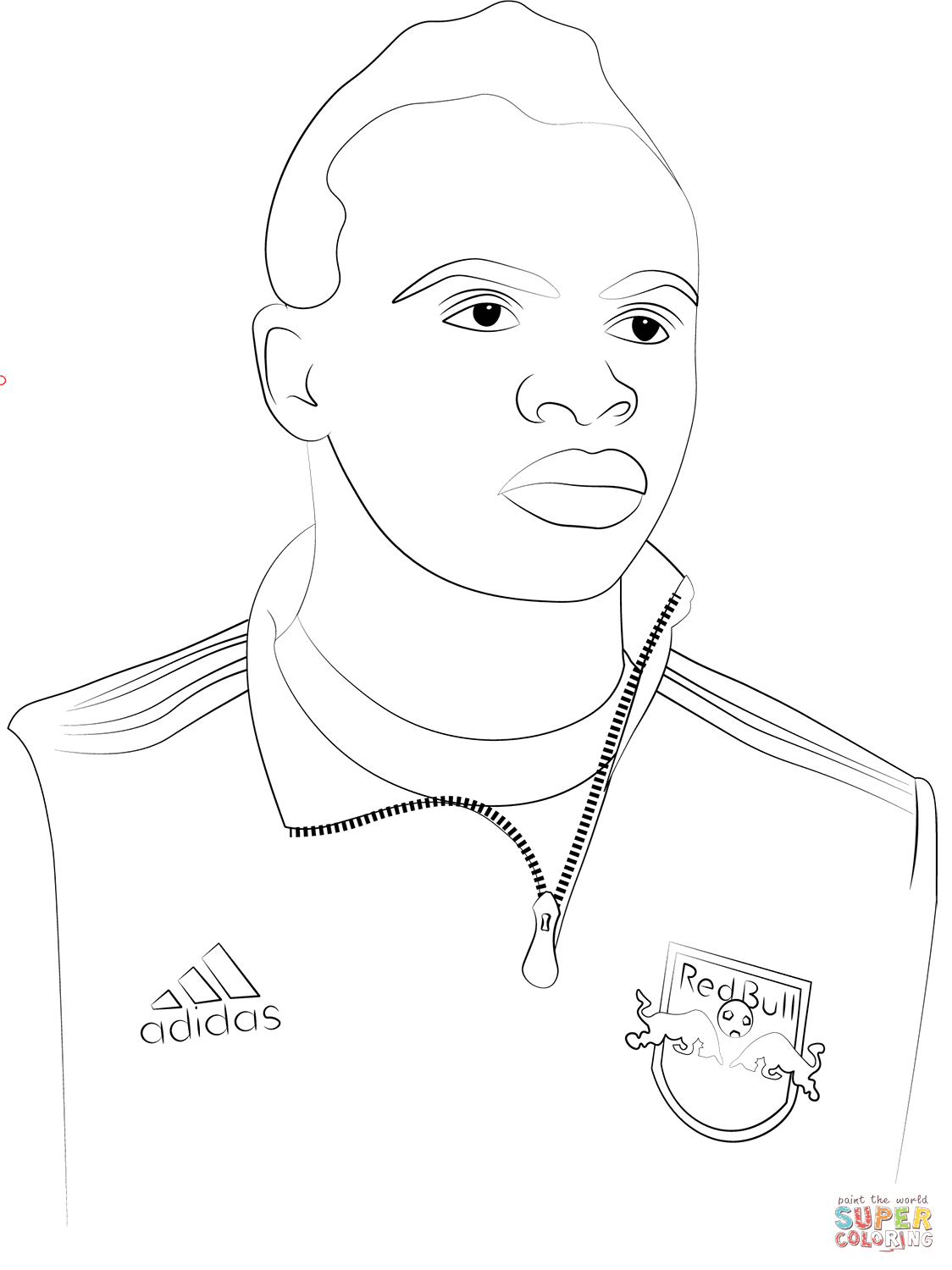 Sadio Mané coloring page | Free Printable Coloring Pages