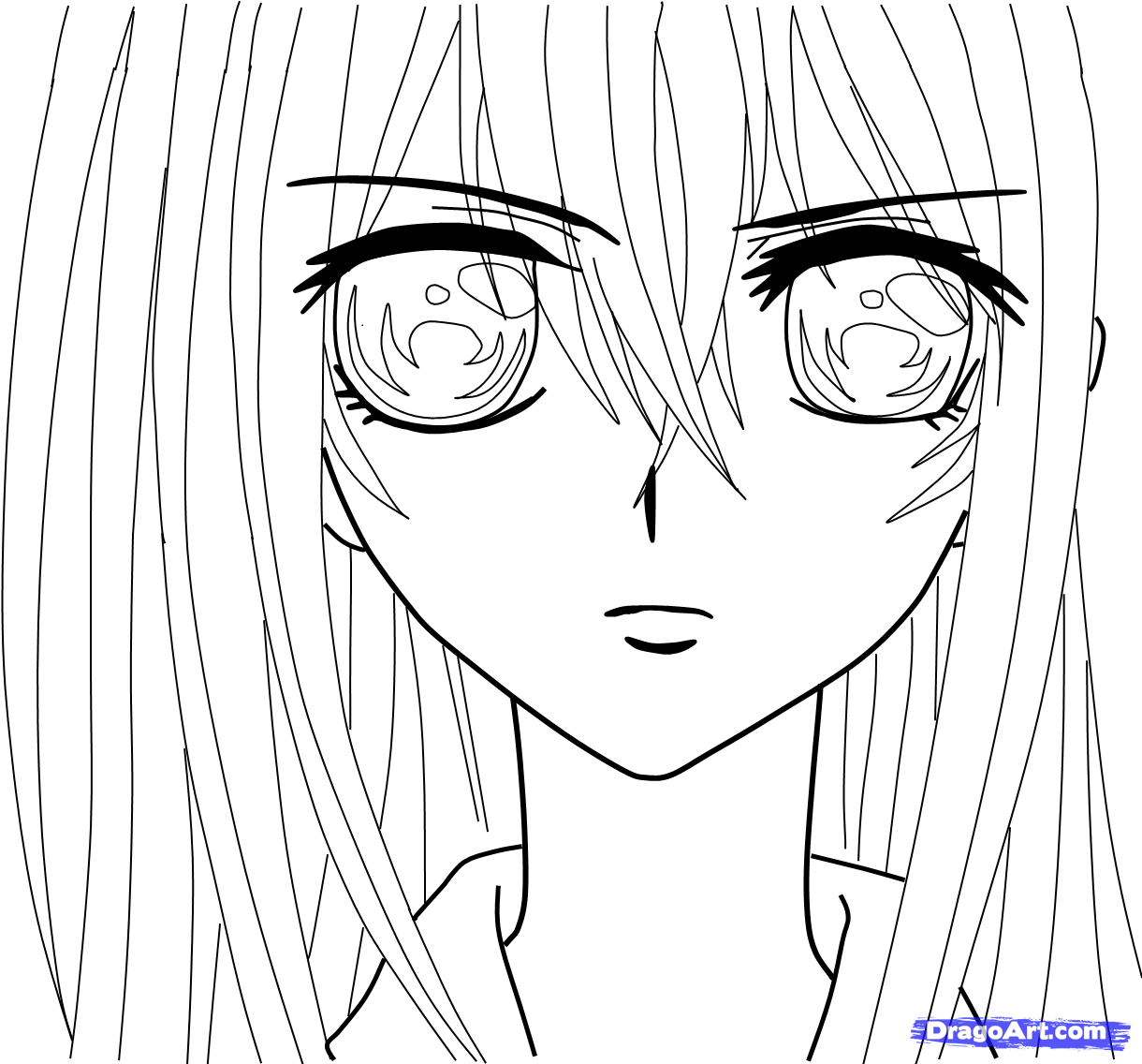 Download Anime Vampire Girl Coloring Pages - Coloring Home
