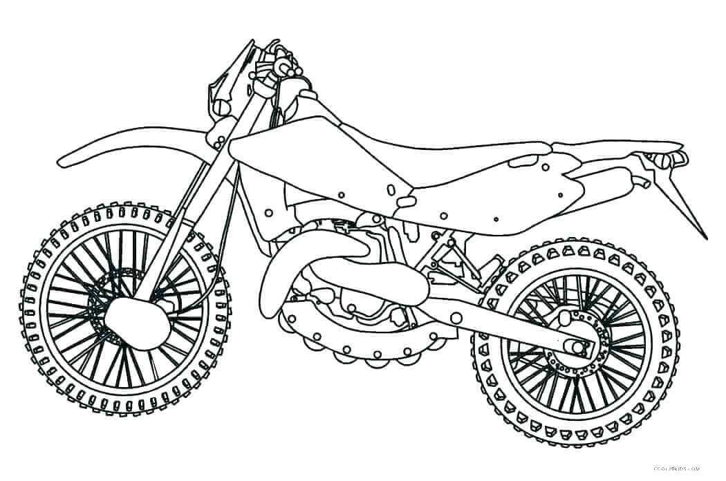 Motor Bikes Coloring Pages - Coloring Home