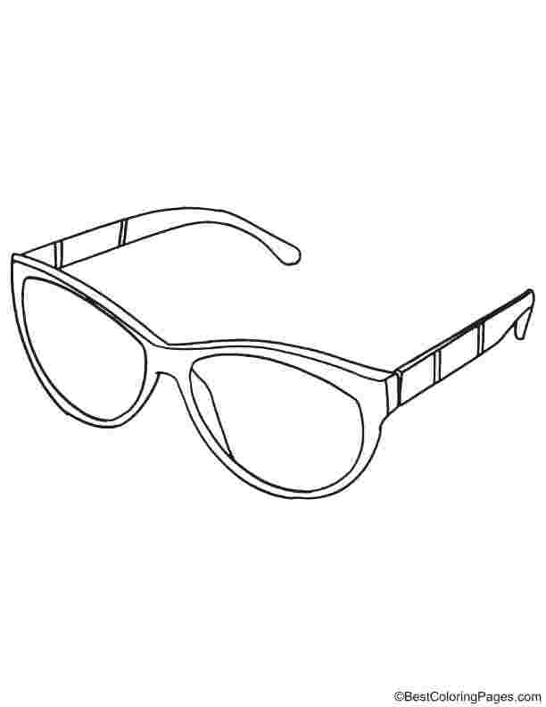 Printable Book: Coloring Pages With Picture Of Sunglasses ...