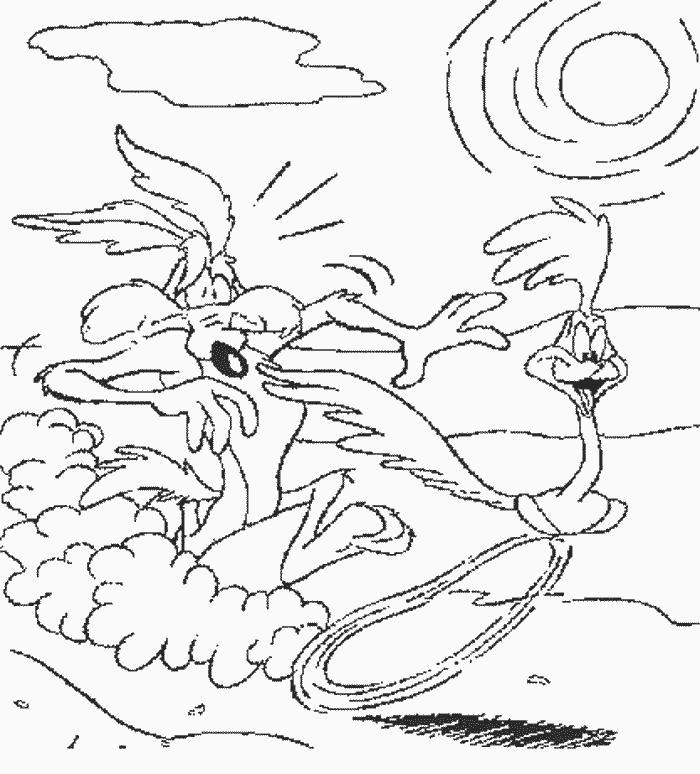 Coyote Looney Tunes Coloring Pages