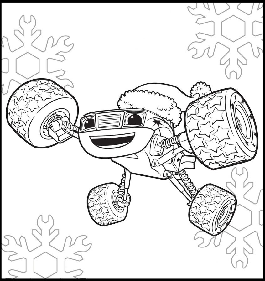 Best Coloring: Blaze Drawing Monster Truck Coloring Pages ...