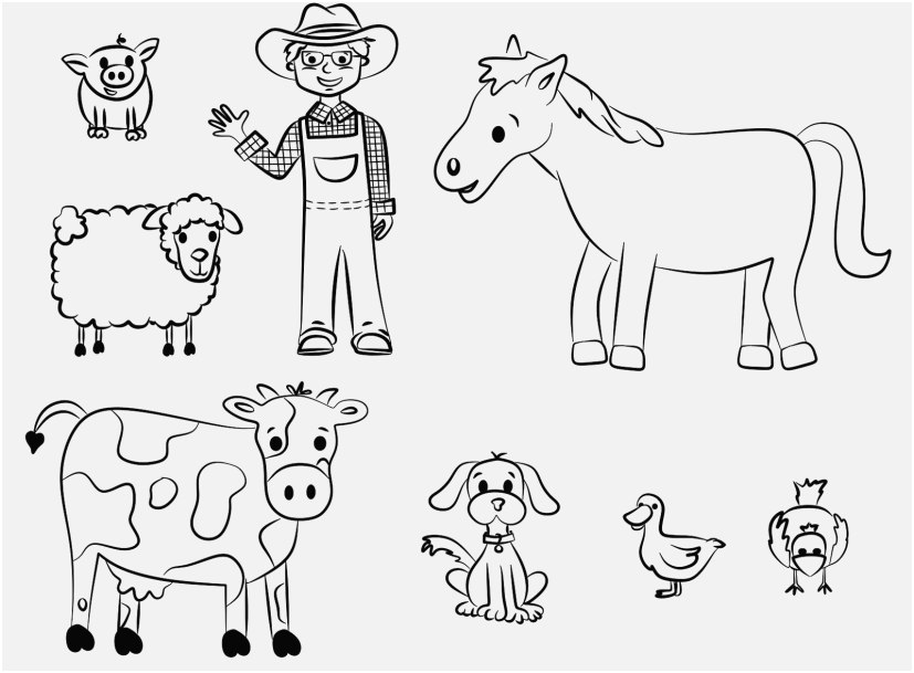 Farm Coloring Pages Image Free Printable Animals Farm Animal ...