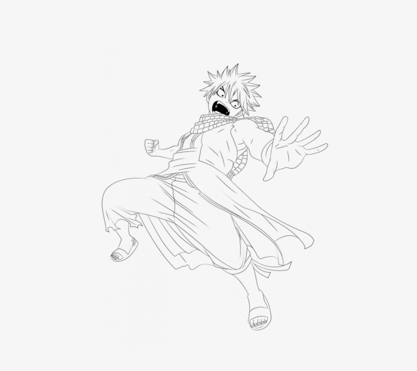 Natsu Dragneel Coloring Pages - Library Transparent PNG - 494x650 ...