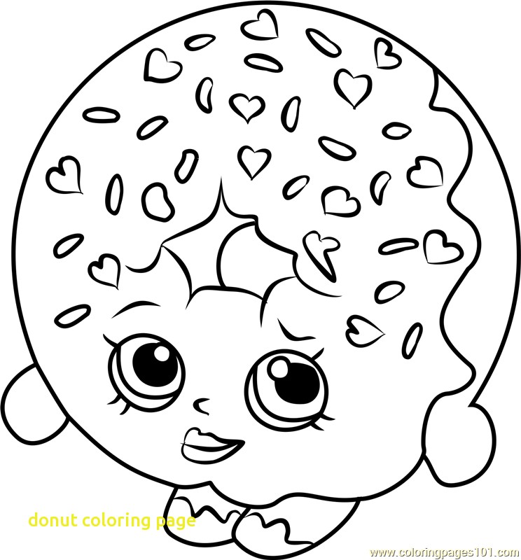 Donut Coloring Page at GetDrawings.com | Free for personal ...