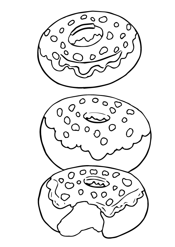 ▷ Donut: Coloring Pages & Books - 100% FREE and printable!