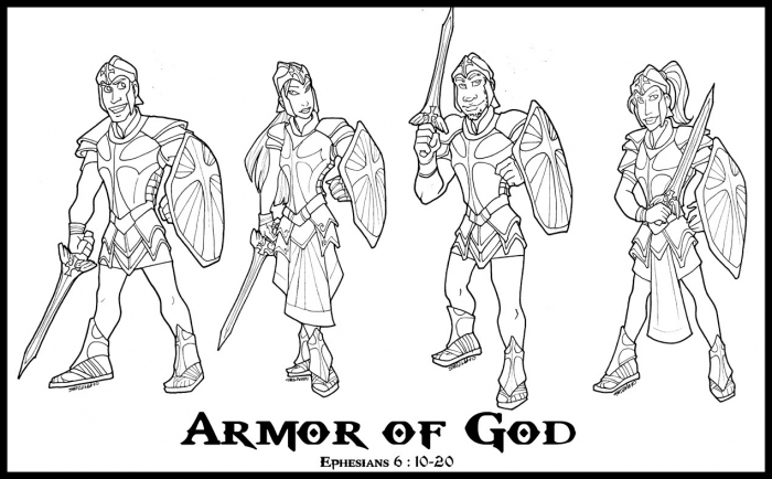 full armor of god. armour of god for children coloring s best ...
