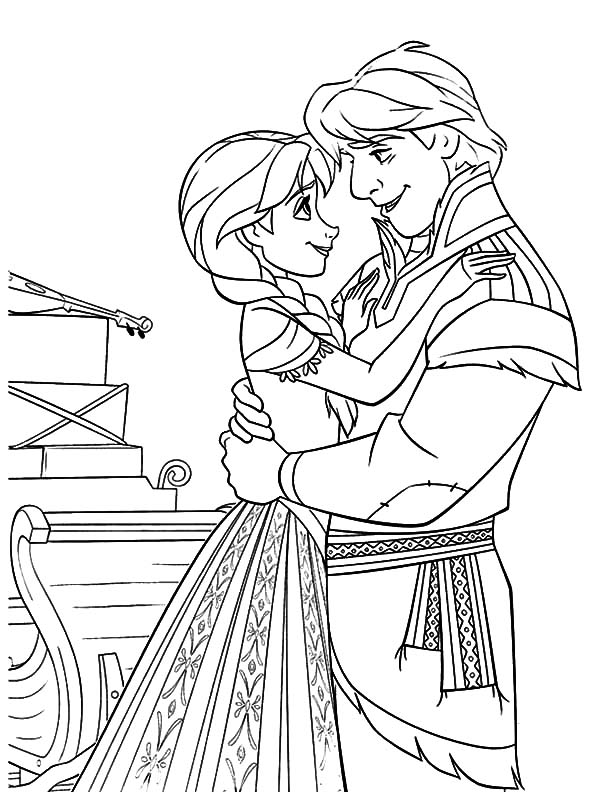 Prince Hans And Princess Anna Coloring Pages : Coloring Sun