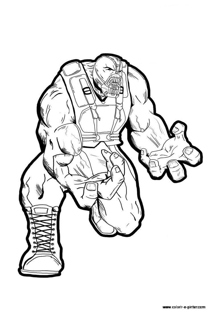 Lego Bane Coloring Pages