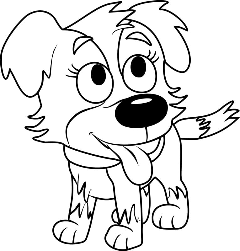 Zipper from Pound Puppies Coloring Page - Free Printable Coloring Pages for  Kids