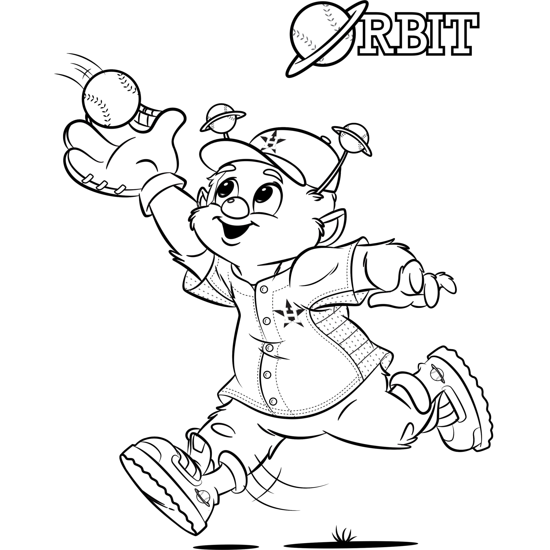 Houston Astros Coloring Pages - Coloring Home