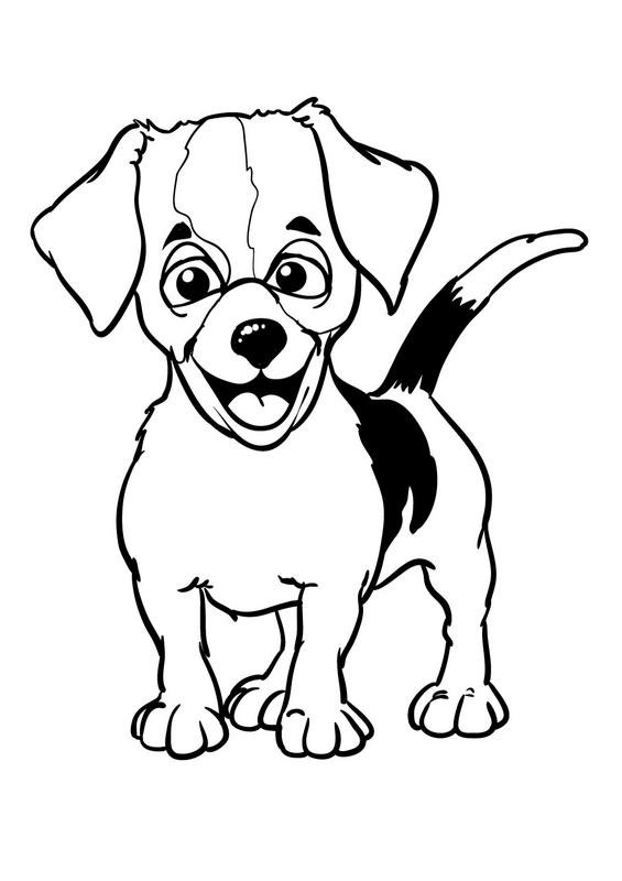 Learn to Cartoon - Template of cute Jack Russell dog — Steemit