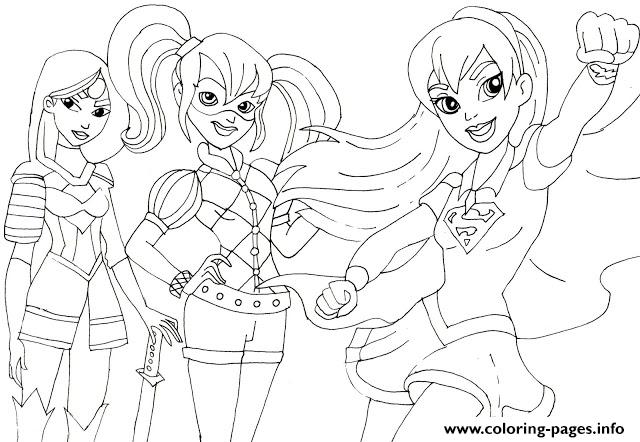 42 Excelent Dc Superhero Girls Coloring Pages Image Ideas – azspring