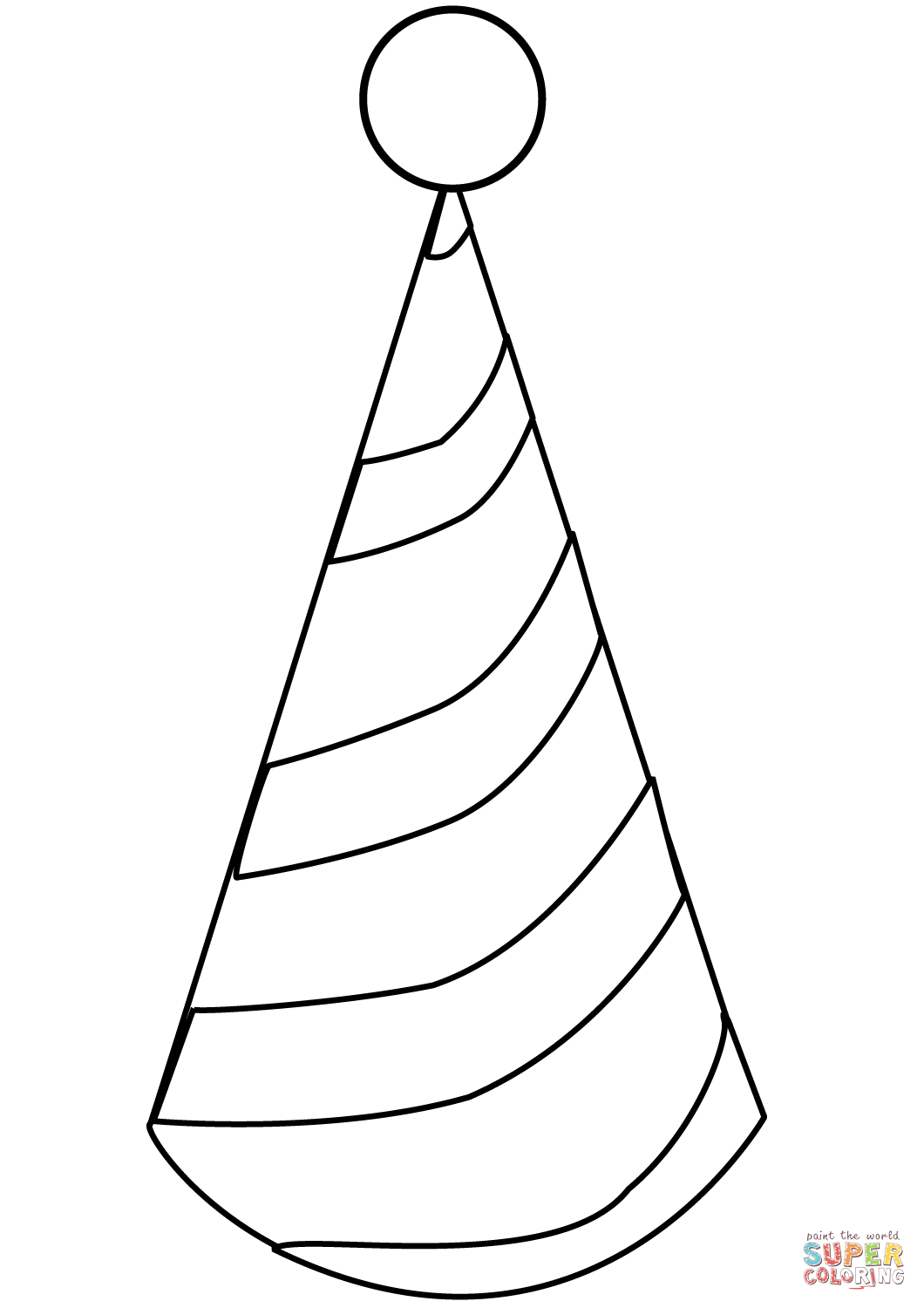 party-hat-coloring-pages-coloring-home