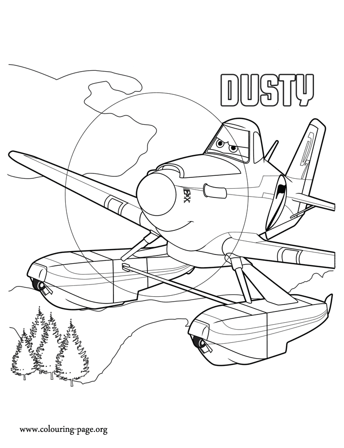 Dusty is the main character in the upcoming movie Planes 2. Print and color  this amazi… | Free disney coloring pages, Disney coloring pages, Coloring  pages for kids