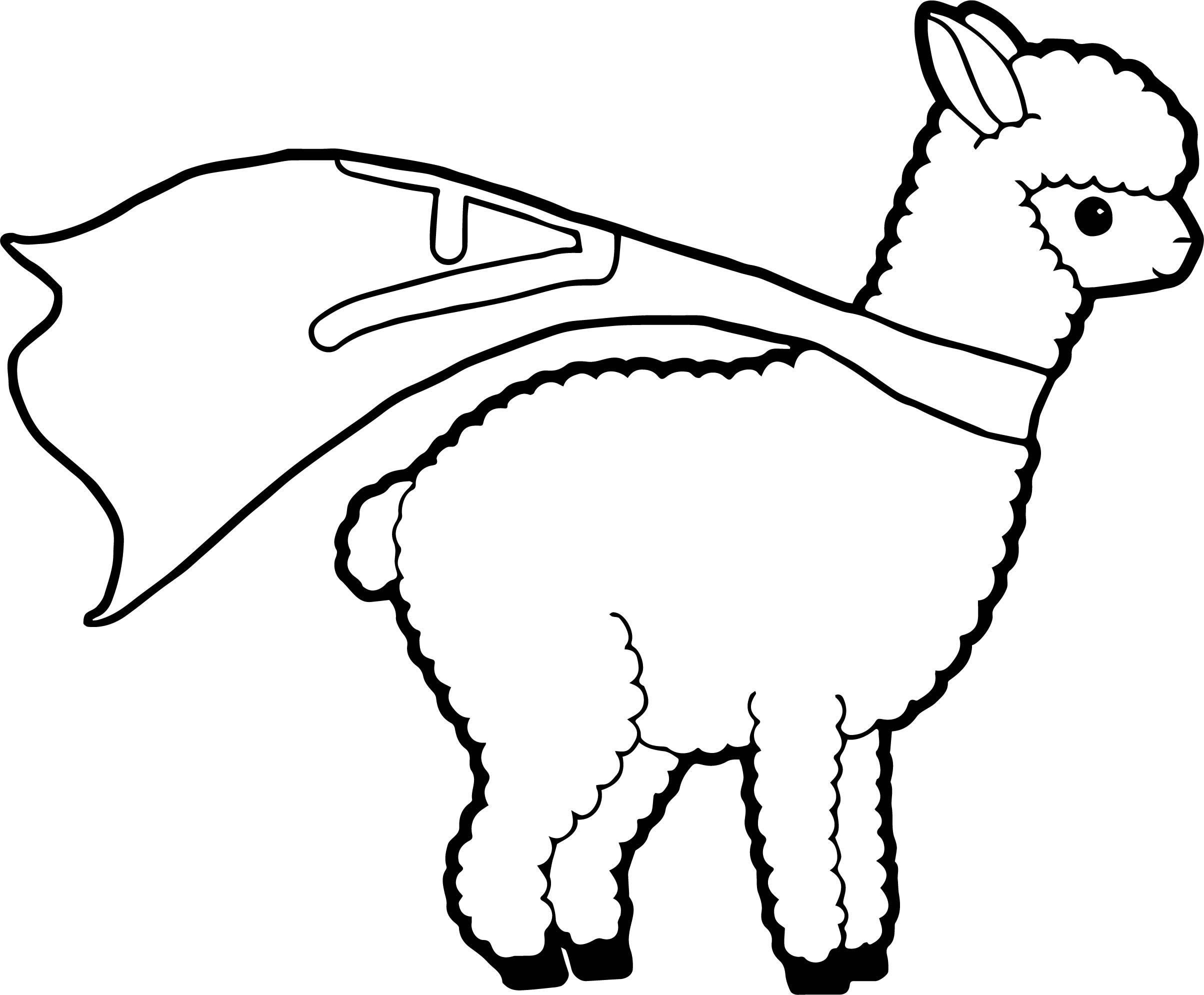 Lama Coloring Pages   Coloring Home