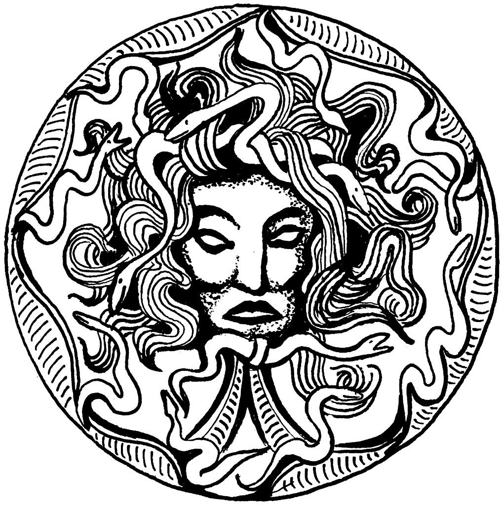 Coloring page medusa - img 16019.